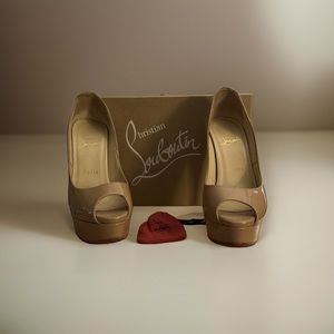 Christian Louboutin Pigalle Follies /‎ Latte / 37.5 (7)